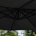 thumbnail image 3 of Harrier Overhanging Cantilever Parasol – Adjustable, Weather-Resistant 3m Outdoor Patio Umbrella | Optional LED Solar Lights & Bases [5 Colors], 3 of 6