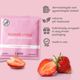 thumbnail image 5 of Sweetums Feminine Wipes For Women, Individually Wrapped - pH Balanced Flavored Intimate Wipes - Pack of 10 (Strawberry), 5 of 7