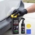 thumbnail image 6 of Plastic Restorer Spray Kit With Applicator Sponge and Microfiber Towel for Car Interior and Exterior Plastic Parts Restoration and Protection, 6 of 7