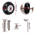 thumbnail image 3 of OwnMy Roues de Remplacement pour Valise 40mm x 18mm Roues Pivotantes en Caoutchouc Kits de Réparation Roulements un Ensemble de 4, 3 of 5