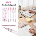 thumbnail image 4 of 8 Pcs Coquette Pink Bear Mechanical Pencils Cute Cartoon Mechanical Pencil Kawaii Pencils Pencil for  Women Office Home Suppies, 4 of 7