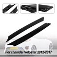 thumbnail image 4 of Mad Hornets L+R Windshield Pillar Trim Exterior Molding For Hyundai Veloster 2012-2017, 4 of 9