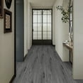 thumbnail image 4 of Lxcreat Vinyl Flooring Gray Peel and Stick Roll Vinyl Floor 118-in x 15.7-in Wood Plank Flooring Self Adhesive Vinyl Wood Grain Floor, 4 of 7