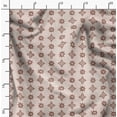thumbnail image 2 of Soimoi Pure Silk Brown Fabric By the Yard - 42 Inch Wide - Geometric Floral Textile - Contemporary and Stylish Designs for Fashion and Crafts Printed Fabric, 2 of 6