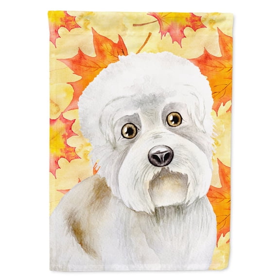 Dandie Dinmont Fall Garden Flag