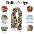 thumbnail image 6 of Shawl Wraps for Women - black brown Leopard trendy Oversized Fall Winter Fashion Blanket Scarf for Women, 6 of 6