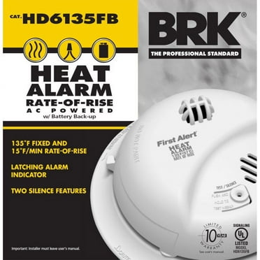 First Alert BRK 3120B Hardwired Photoelectric and Ionization Smoke ...