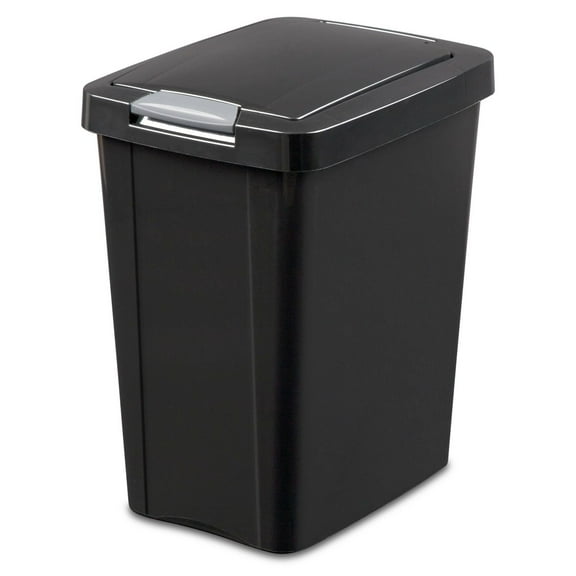 Sterilite Corbeille à déchets 28L TouchTop- Noir