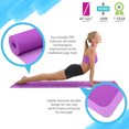 thumbnail image 2 of Life Energy 4mm EkoSmart Yoga Mat with Carry Strap, Yoga Repeat, 2 of 8