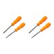 thumbnail image 2 of Riwesomey 2x Screwdriver Set N-GC N-ES And Game N-64 Guaranteed Tool N-ES Screwdriver Secure NES Bit For Cartridges naranja 3.8*75mm+4.5*75mm 2piezas, 2 of 6