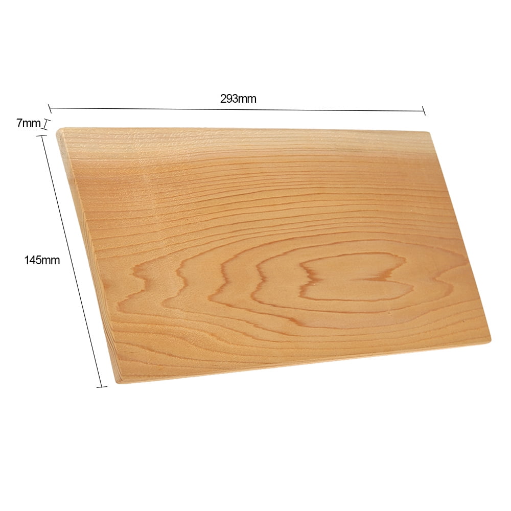 Brown Cedar Wood Jaccard Premium Cedar Grilling Planks Small 5