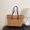 Khaki, variant on Large Capacity Commuter Bag 2025 Autumn and Winter New Shoulder Bag Women's retro Tote Bag