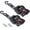 Black-2"x8'-2pcs, variant on Retractable Transom Tie Down Straps Black 1"x10'-2pcs For Cargo Boat ATV