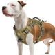 thumbnail image 2 of Arnés táctico para perros, arnés antitirones, arnés MOLLE ajustable y transpirable para perros medianos y grandes, reflectante militar, 2 of 5