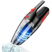Handheld Vacuum Cleaner Handheld Cordless Vacuum Handheld Vacuum Cleaner, Portable 5000Pa 100W Powerful Cyclonic Suction Wet- Dry Hand Held Vacuums for Home Kitchen Car Vac Cleaning