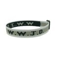 thumbnail image 1 of Pulsera deportiva unisex con letras jacquard WWJD, pulsera ajustable, 1 of 6