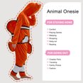 thumbnail image 5 of JUOLOET Unisex Adult Onesie Pajamas Clown Fish Animal One Piece Snug Fit Sleepwear Homewear（Clown Fish,Small）, 5 of 6