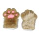 thumbnail image 3 of Guantes de patas de gato, guantes cálidos de invierno, accesorios para disfraz de cosplay, garras de gatito caqui, 3 of 9