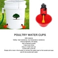 thumbnail image 4 of Alimentador De Agua Para Pollos, Suministro Continuo De Agua, Resistente A Bajas Temperaturas, Fácil Instalación, Kit De Alimentador De Agua Para Aves De Corral ABS Para Patos, 4 of 7