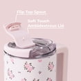 thumbnail image 6 of HydroJug Coffee Traveler 20 oz - Leak-Resistant, Ceramic-Lined Insulated Travel Coffee Mug for Hot or Cold Drinks with Flip Lid, Wildrose, 6 of 6