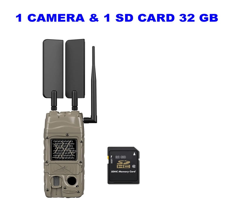 Tan Cuddeback Cudde Link 20 MP 32GB SD Card Hunting and Game Trail Cameras 