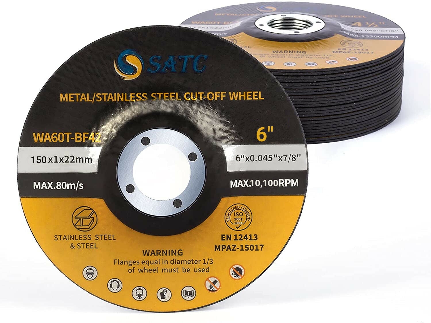 Depressed center best sale cut off wheel