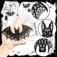 thumbnail image 5 of Halloween Party Supplies Realistic Bat Decoration 3D Lace Bats Indoor Outdoor Trick Props for Room Windows Home, 5 of 9