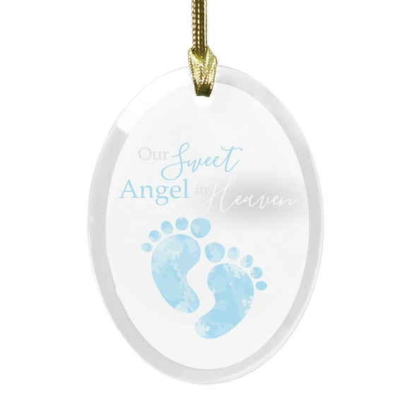 Our Sweet Angel In Heaven Infant Memorial Round Disc Ornament