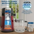 thumbnail image 3 of Machine de Distillation d'Eau de Comptoir en Acier Inoxydable 4 L 1 Gallon 750 W Purificateur d'Eau Distillée pour la Maison avec Récipient en Verre Rouge, 3 of 9