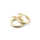 thumbnail image 1 of Arracadas Lisas 1.5 Cm Casa del Anillo Oro Italiano Sólido 10k Amarillo, 1 of 4