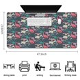 thumbnail image 5 of Long Mouse Pads for Desk,DarkGreen Dinosaurs Pattern Desk Mats on Top Of Desks, Desk Mouse Pad Extra Large with 3mm Non-Slip Base and Stitched Edge for Gaming,Office,Work,Home 47.3"x23.6", 5 of 6