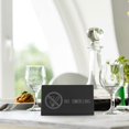 thumbnail image 2 of Restaurant Table No-smoking Metal Sign Stainless Steel No-smoking Tent Sign Tabletop Reminding Sign, 2 of 4
