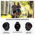 thumbnail image 3 of Garmin Forerunner 570, 47mm, Advanced GPS Running and Triathlon Smartwatch, AMOLED Display, Training and Recovery Features, Slate Gray Aluminum with Translucent Black/Black Band, 3 of 7