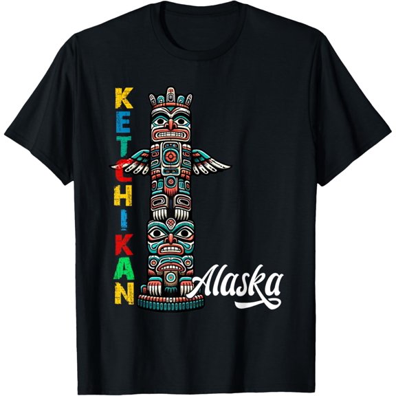 Ketchikan Alaska Totem Pole Ketchikan Alaska Souvenir T-Shirt