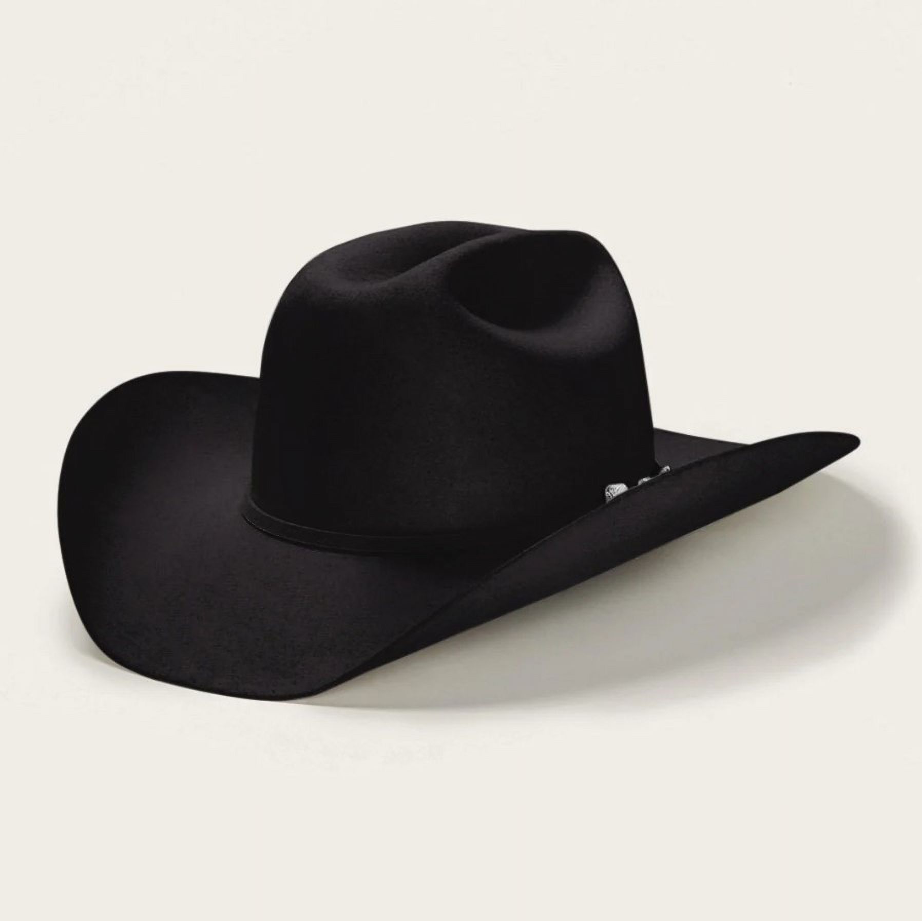 Stetson Men's Deadwood 4x Western Outdoor Hat (Black, 7 5/8)