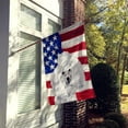 thumbnail image 2 of Carolines Treasures SC9629CHF White Toy Poodle with American Flag USA Flag Canvas House Size  Large multicolor, 2 of 4