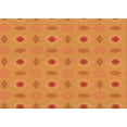 thumbnail image 1 of Ahgly Company Machine Washable Indoor Rectangle Transitional Orange Red Orange Area Rugs, 5' x 7', 1 of 7