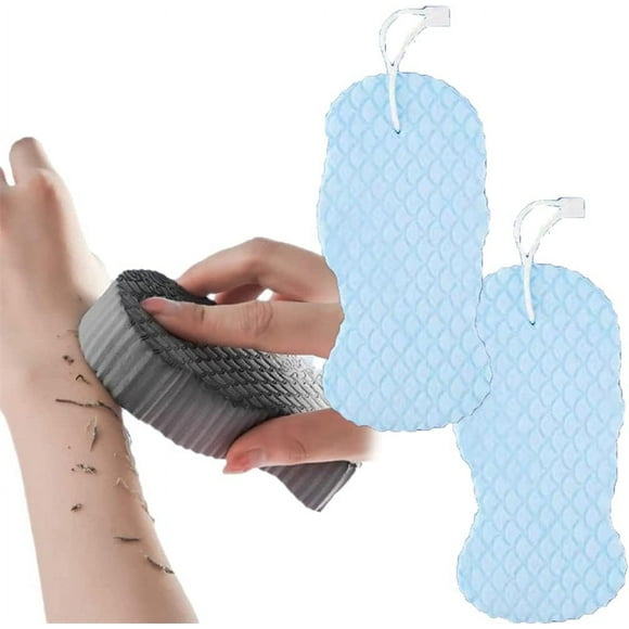 SURJDE New Idea Gentle Baby Soft and Cleanliness Sponge, Fitmedify Super Peeler Remove Calluses and Dead Skin Sponge, Superpeeler Dead Skin Sponge, Remove Dead Skin Sponge for Body (Blue)