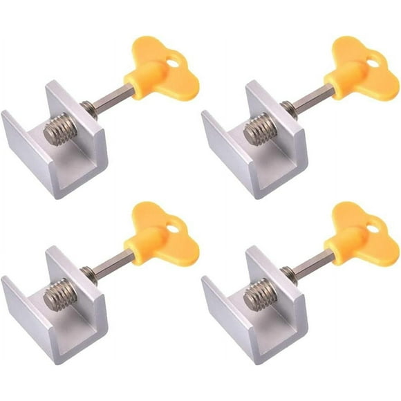 High-Quality Security Locks, Window Security Bars for Sliding Windows, Space Aluminum Adjustable Locks with Anti-Rust Coating for Enhanced Safety