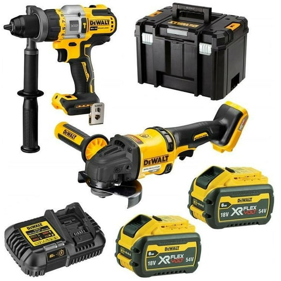 DeWalt - DEWALT. 18V DCK2016T2T COMBO KIT (DCD999 + DCG418) 2x6.0Ah