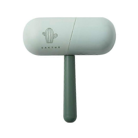 Capsule Sticky Lint Roller Dust Cleaning Tearable Refillable Hair Cloth Remover for Home Green