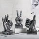thumbnail image 3 of Accesorios para Encimeras de Cocina Soledad escultura de escritorio 3 de Resina Gestos de Mano Plata, 3 of 5