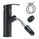 thumbnail image 1 of Llave Mezcladora de Lavabo con 2 manguera Malubero Malu1361, 1 of 3