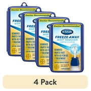 (4 pack) Dr. Scholl's Freeze Away Wart Remover, 7 Treatments, Box