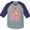 Purple, variant on Paw Patrol Skye Big Sister Shirt Girls 3/4 Sleeve Baseball Jersey Toddler Shirt 5T Purple