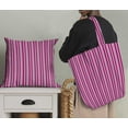thumbnail image 4 of Soimoi Pink Fabric - By the Yard - 54 Inch Wide - Stripes - Timeless Appeal with Classic Stripes Printed Fabric, 4 of 6