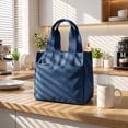thumbnail image 4 of Waterproof Insulated Lunch Bag Reusable Bento Cooler Tote For Men And Women With Thick Thermal Lining Large Capacity Food Storage Carrier For Office Picnic Travel, 4 of 6