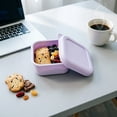 thumbnail image 4 of Silicone Food Storage Containers Microwave Leak Proof Meal Prep Containers Refrigerator Organizer Kitchen Storage, 4 of 4