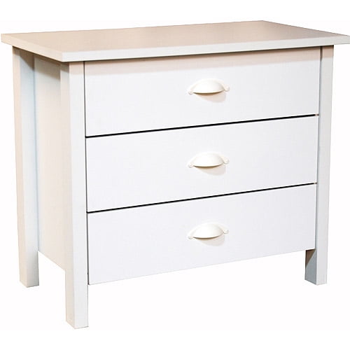 Nouvelle 3Drawer Dresser, White