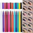 thumbnail image 5 of 12 Color Matte Liquid Eyeliner Set Waterproof Long Lasting Rainbow Eyeliner for Eye Makeup, Smudge Proof, Quick Dry, Party Wedding Daily Use,Makeup Organizers, 5 of 9